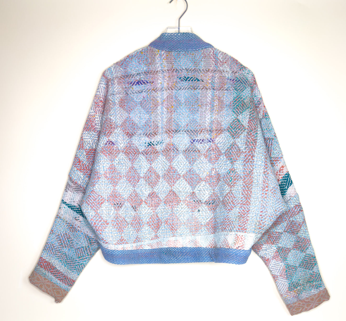 Chantico | Raglan Sleeve Cropped Upcycled Indian Quilt Jacket