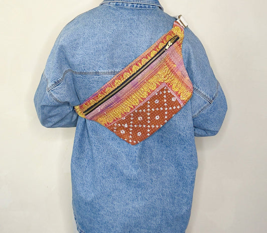 Kantha Crossbody Bag