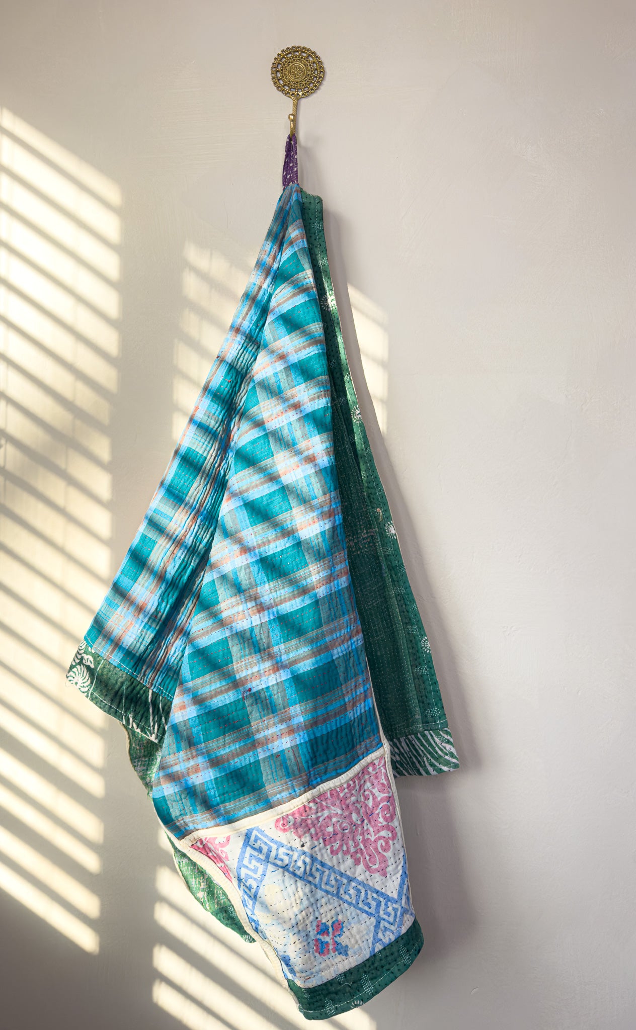 Good Karma | Raglan Sleeve Cropped Kantha Quilt Jacket | Reversible