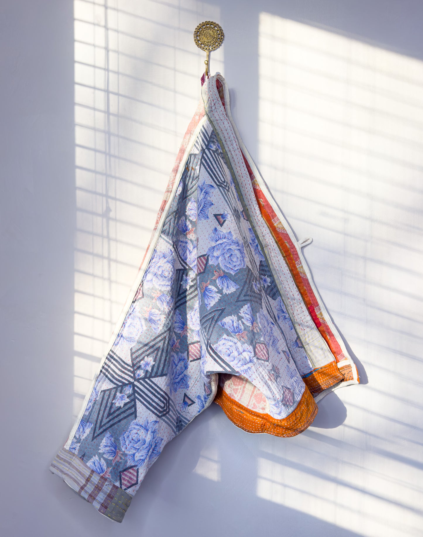 Good Karma | Raglan Sleeve Cropped Kantha Jacket | Reversible