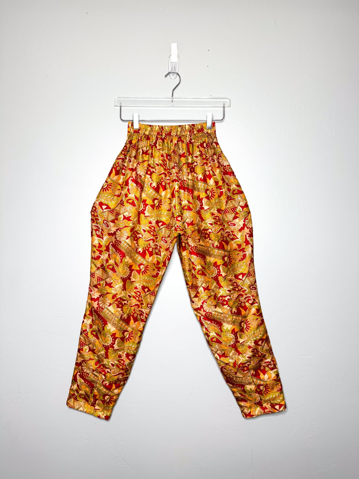 Riviera Maya Silk Harem Trouser Pants