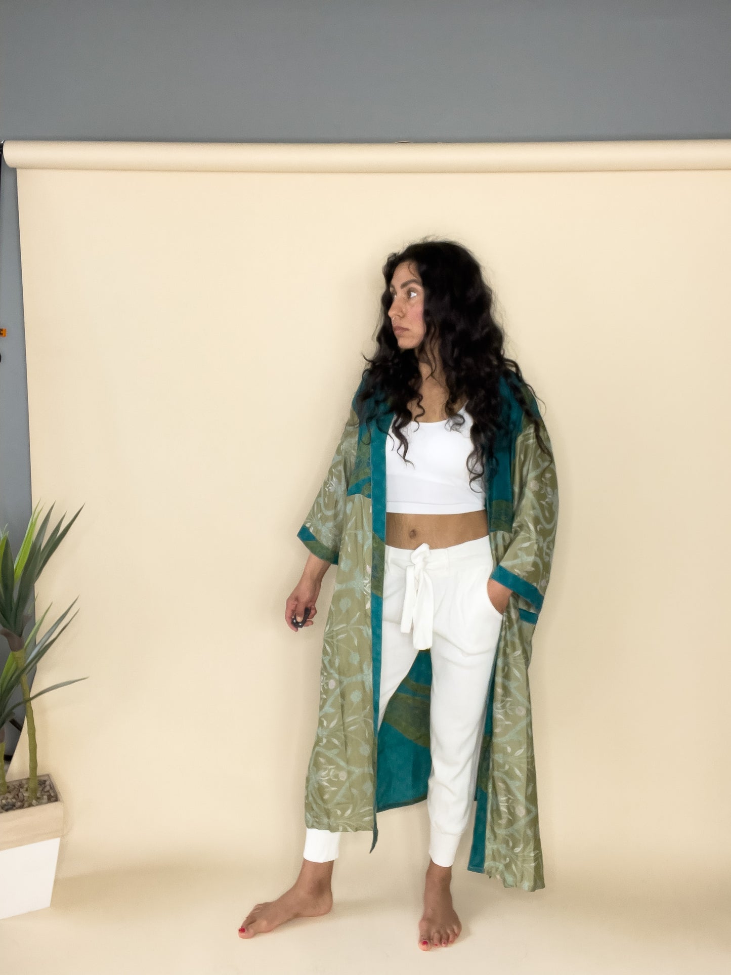 It's a Breeze Maxi Kimono