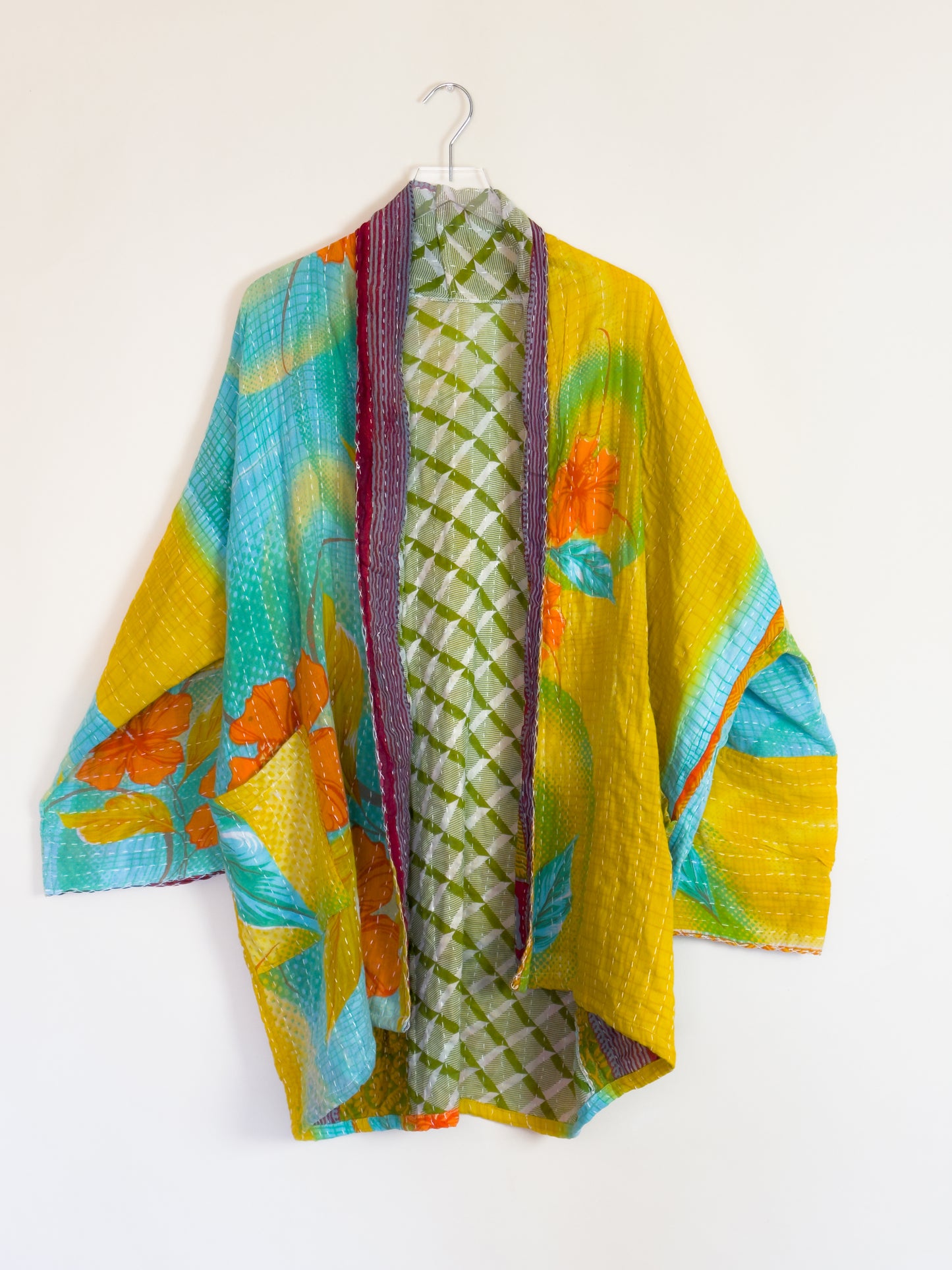 Energia Kimono Style Kantha Jacket