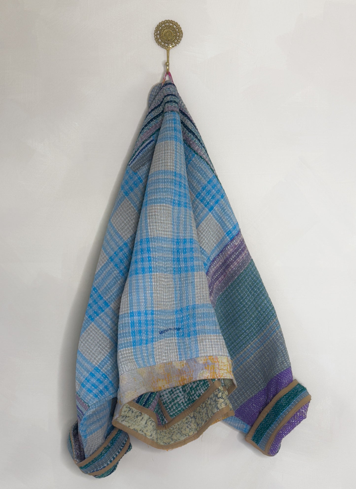 Diamonds | Raglan Sleeve Cropped Kantha Quilt Jacket