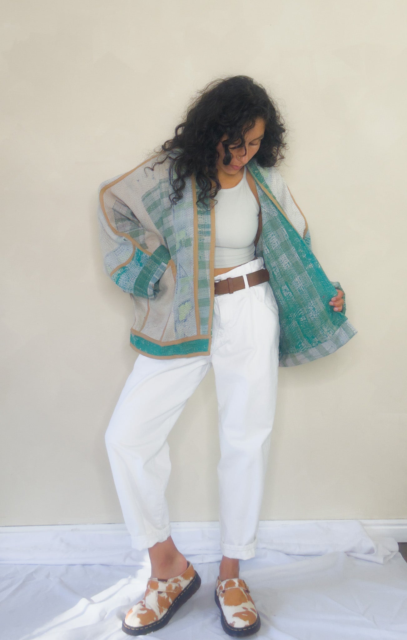 Good Karma | Raglan Sleeve Cropped Kantha Quilt Jacket