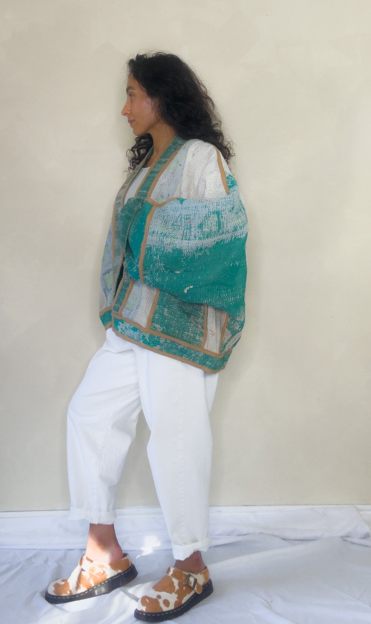 Good Karma | Raglan Sleeve Cropped Kantha Quilt Jacket