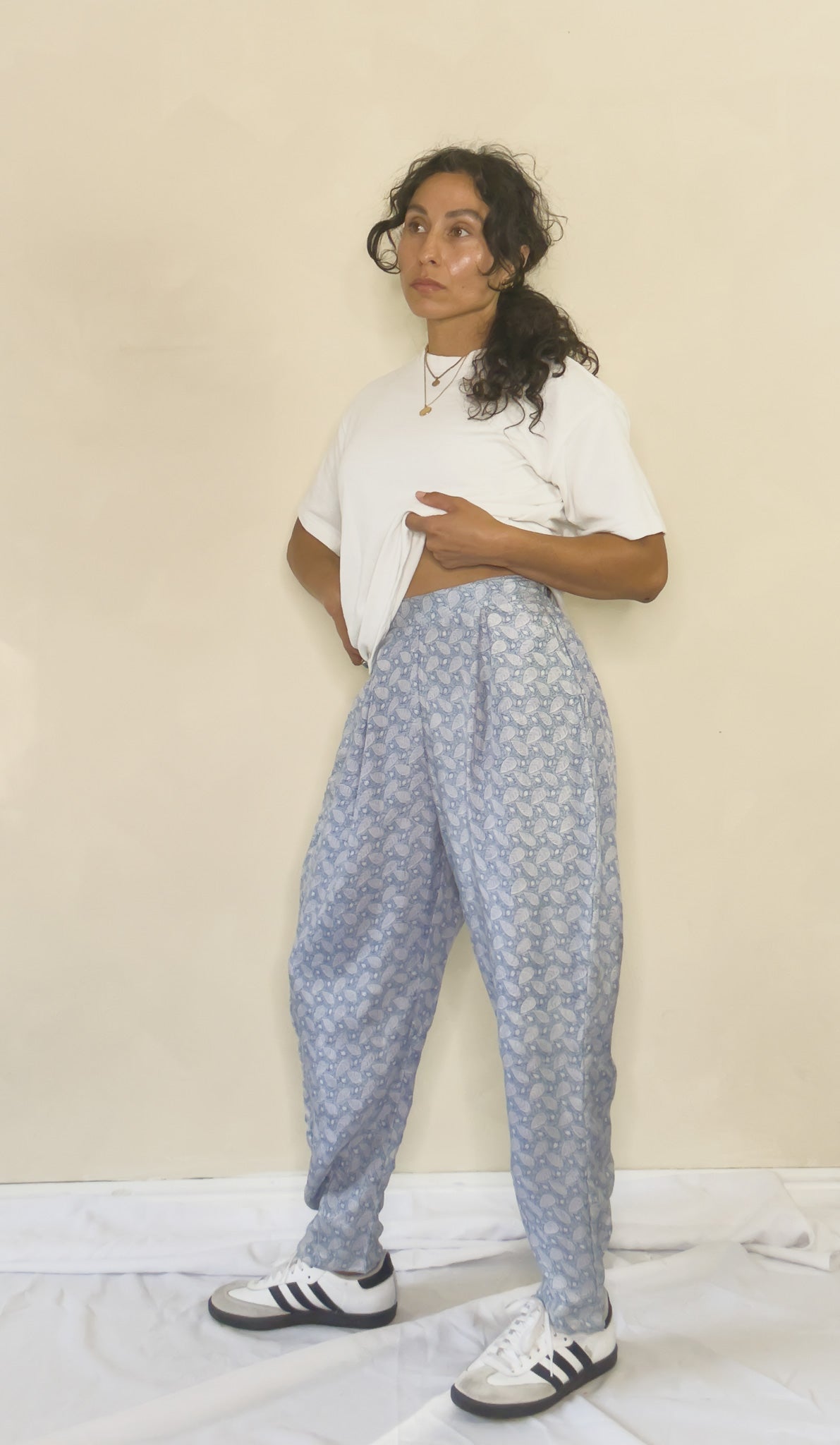 Sittin on a Cloud | Silk Harem Pants