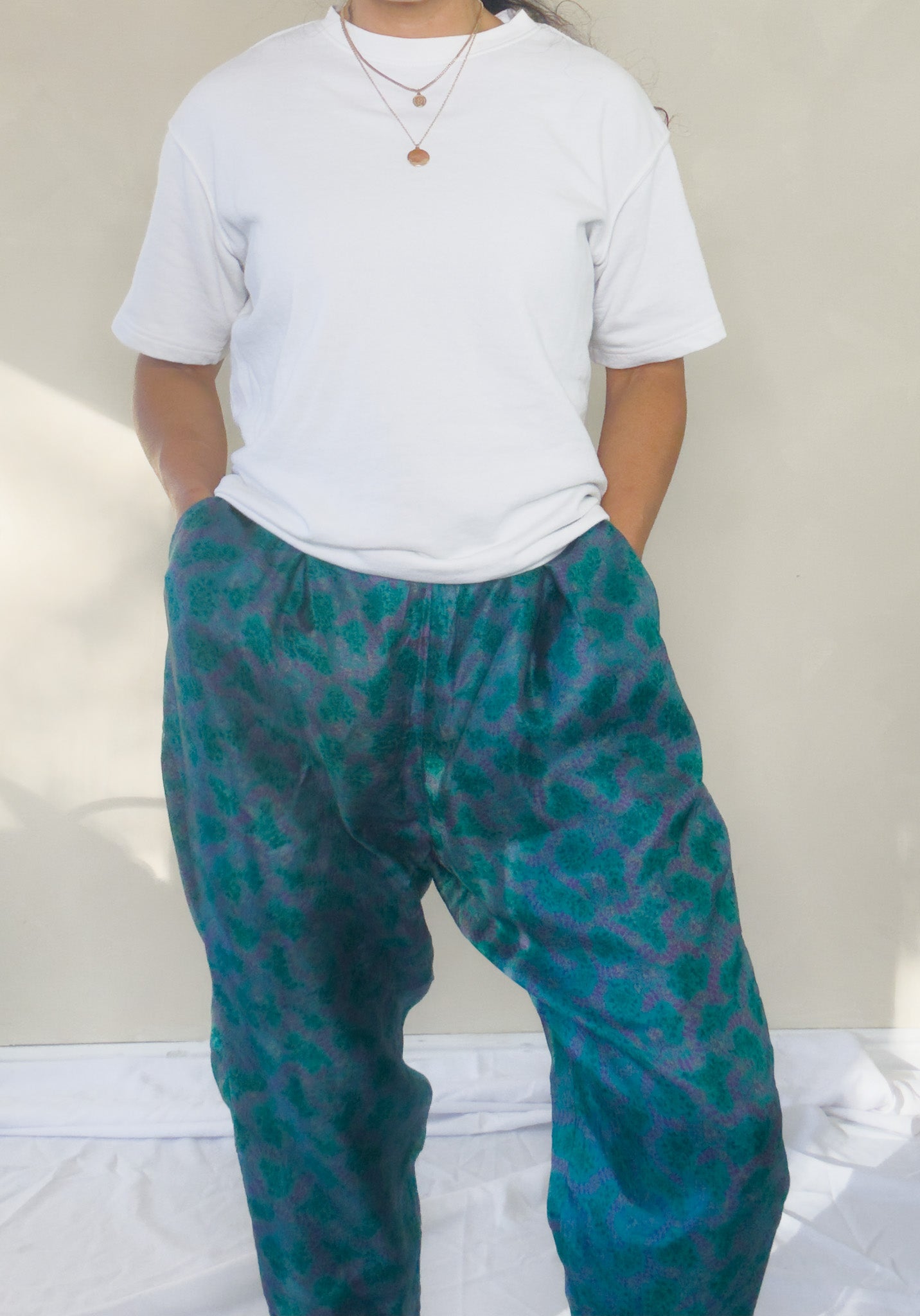 Like a River | Silk Harem Pants
