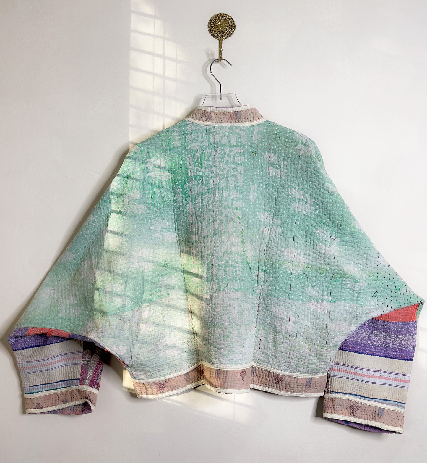 Good Karma | Raglan Sleeve Cropped Kantha Quilt Jacket