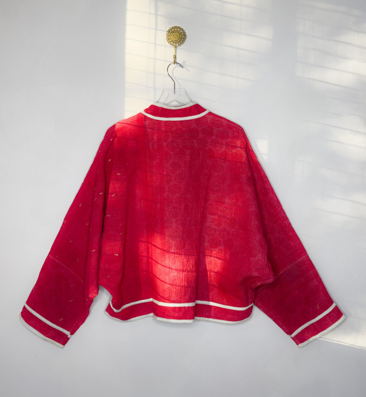 Good Karma | Raglan Sleeve Cropped Kantha QuiltJacket