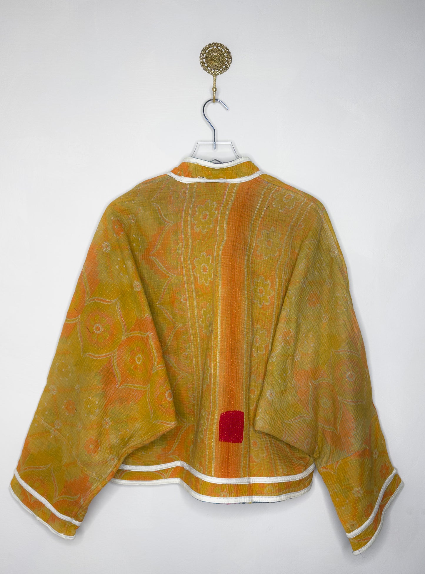 Good Karma | Raglan Sleeve Cropped Kantha Jacket