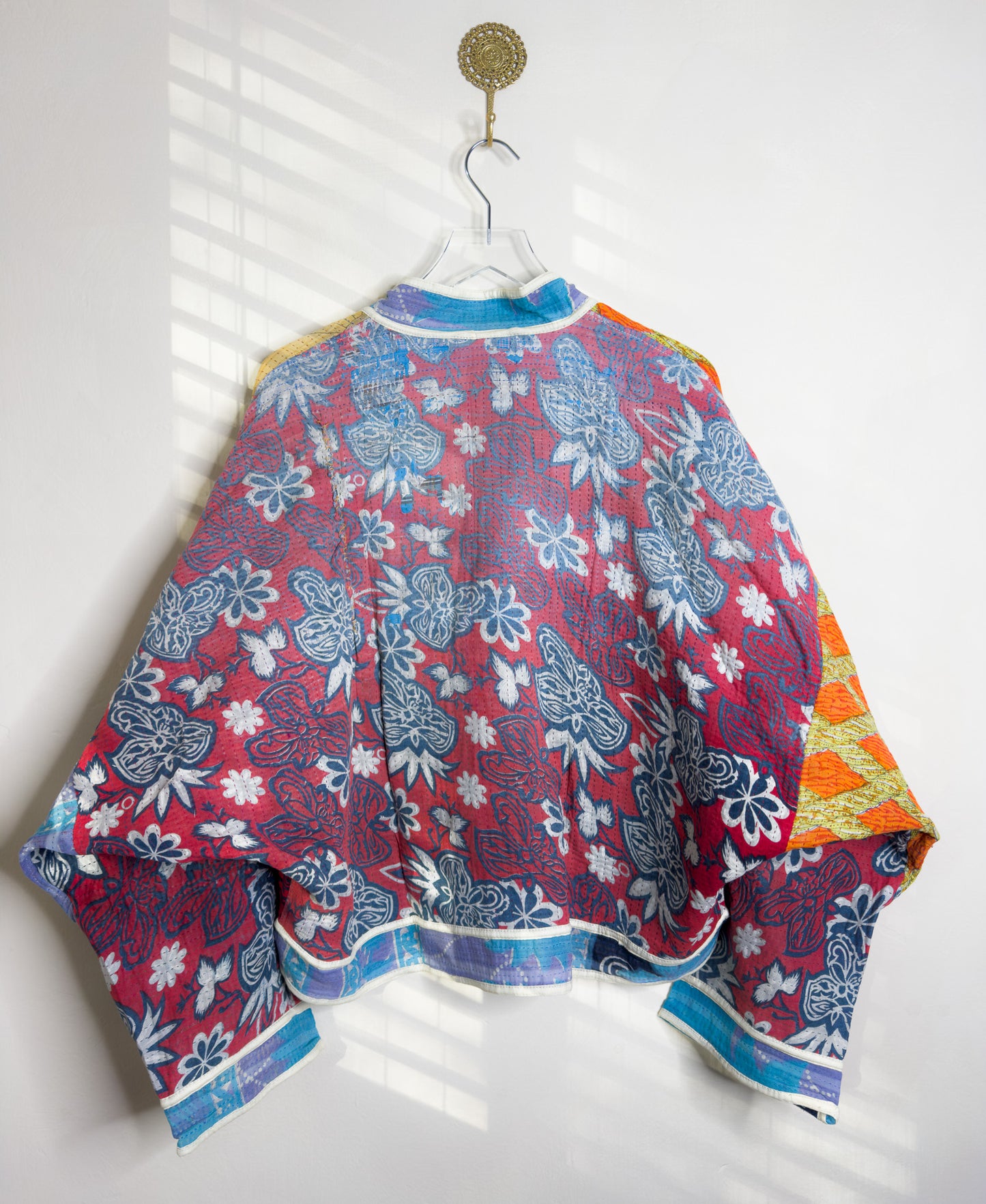 Good Karma | Raglan Sleeve Cropped Kantha Jacket