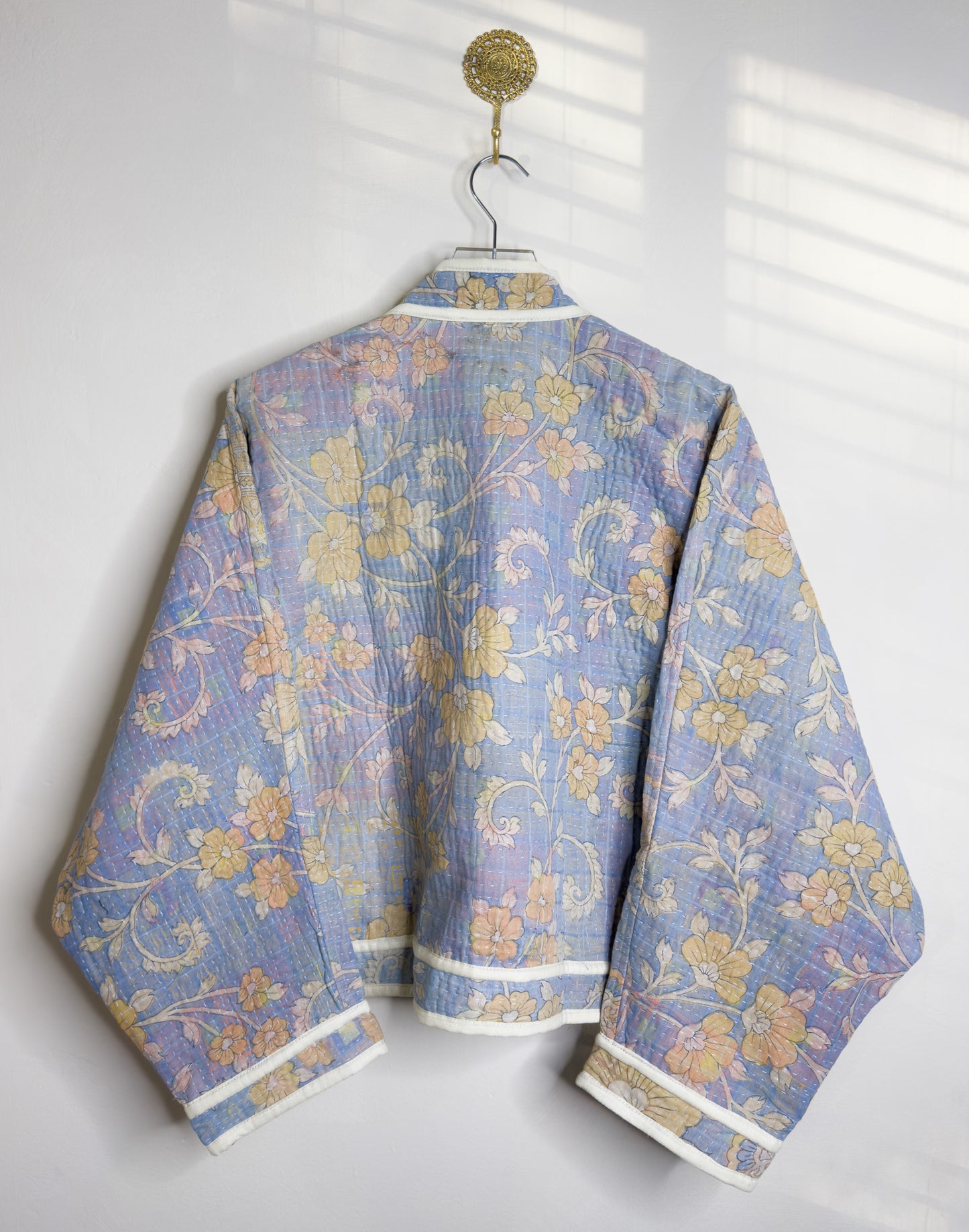 Good Karma | Raglan Sleeve Cropped Kantha Jacket