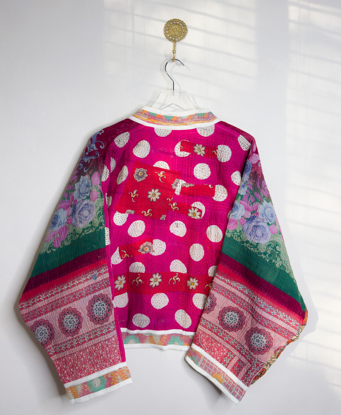 Good Karma | Raglan Sleeve Cropped Kantha Jacket