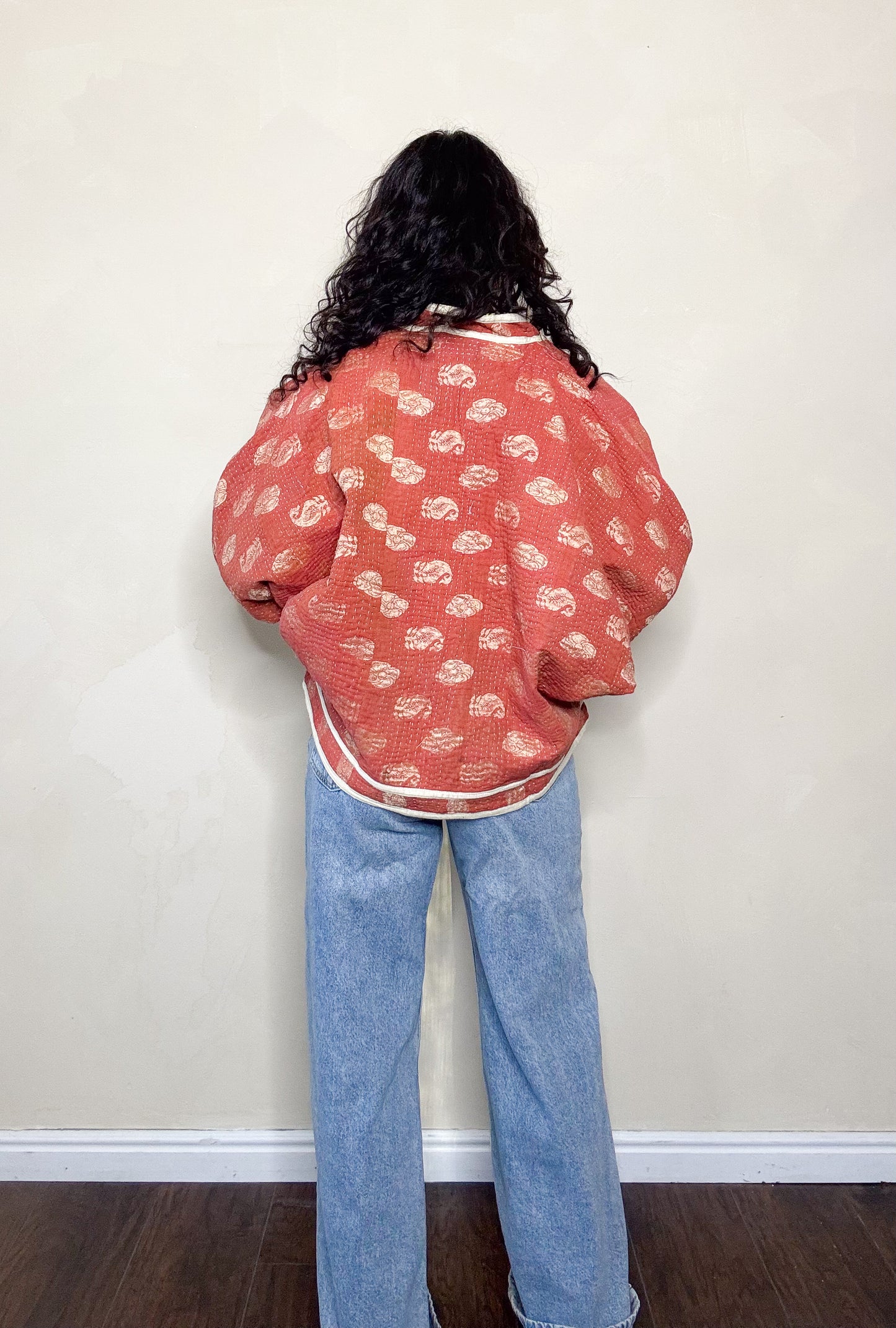 Good Karma | Raglan Sleeve Cropped Kantha Jacket