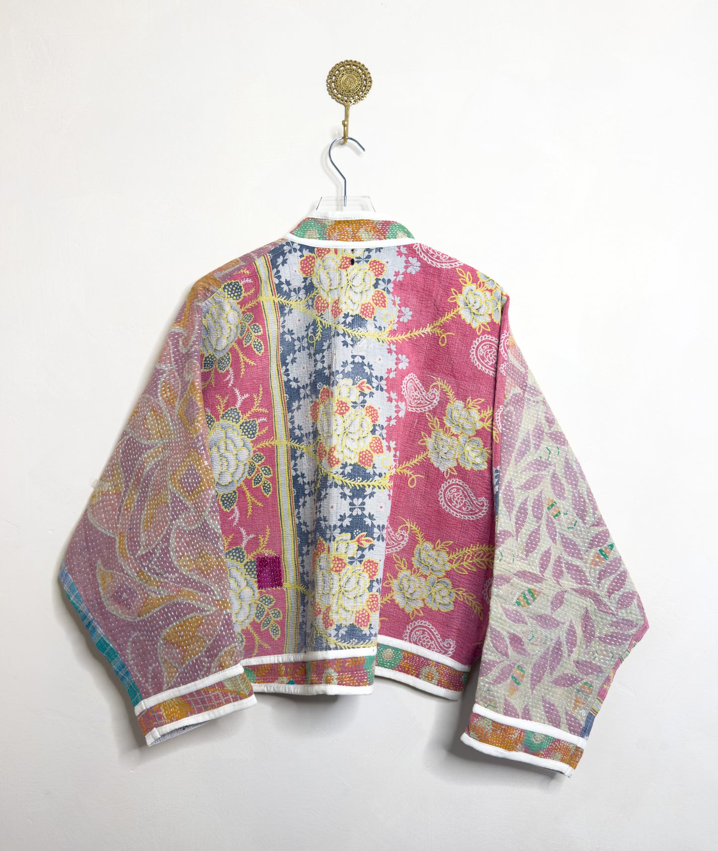 Good Karma | Raglan Sleeve Cropped Kantha Jacket | Reversible