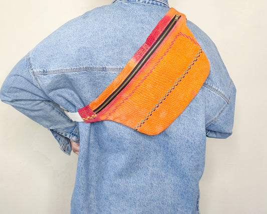 Kantha Crossbody Bag