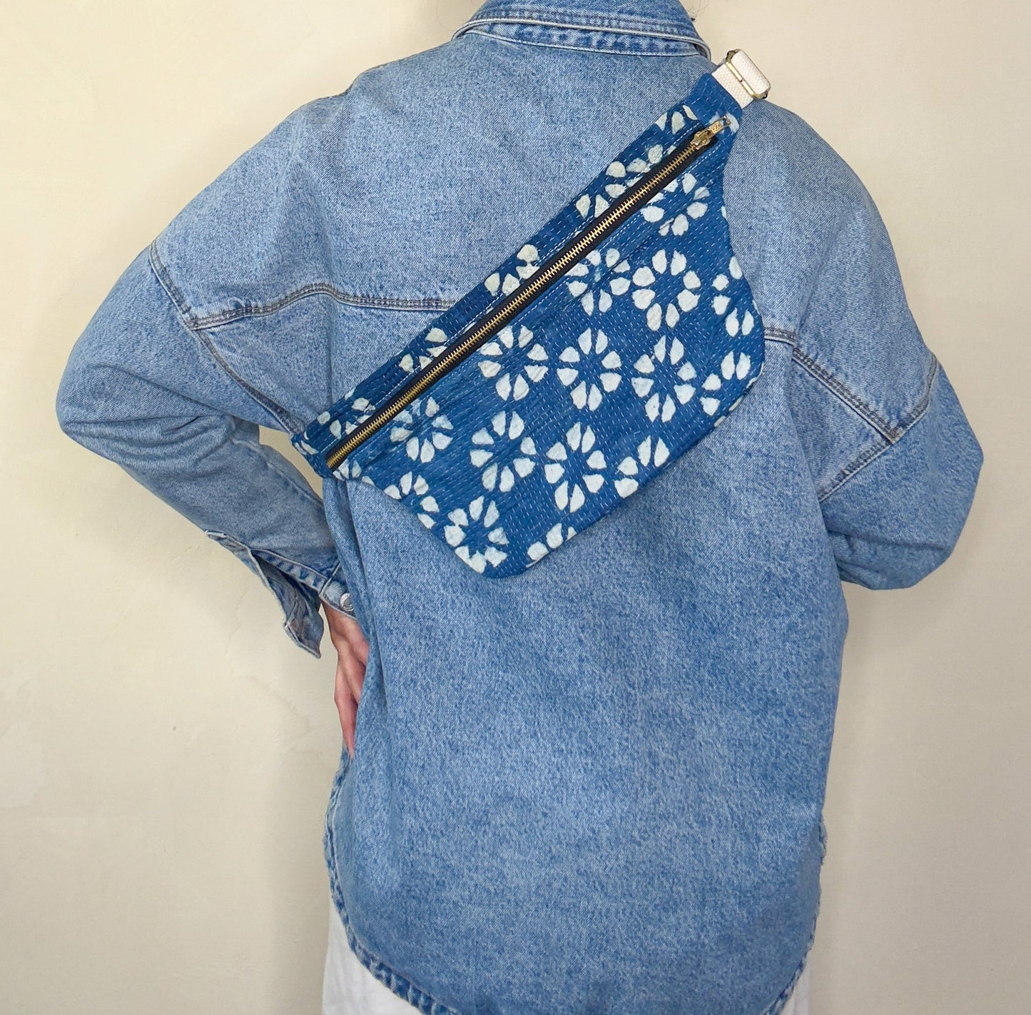 Kantha Crossbody Bag