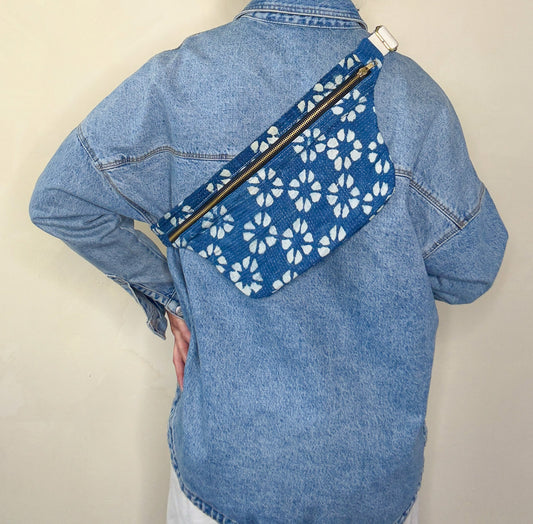 Kantha Crossbody Bag