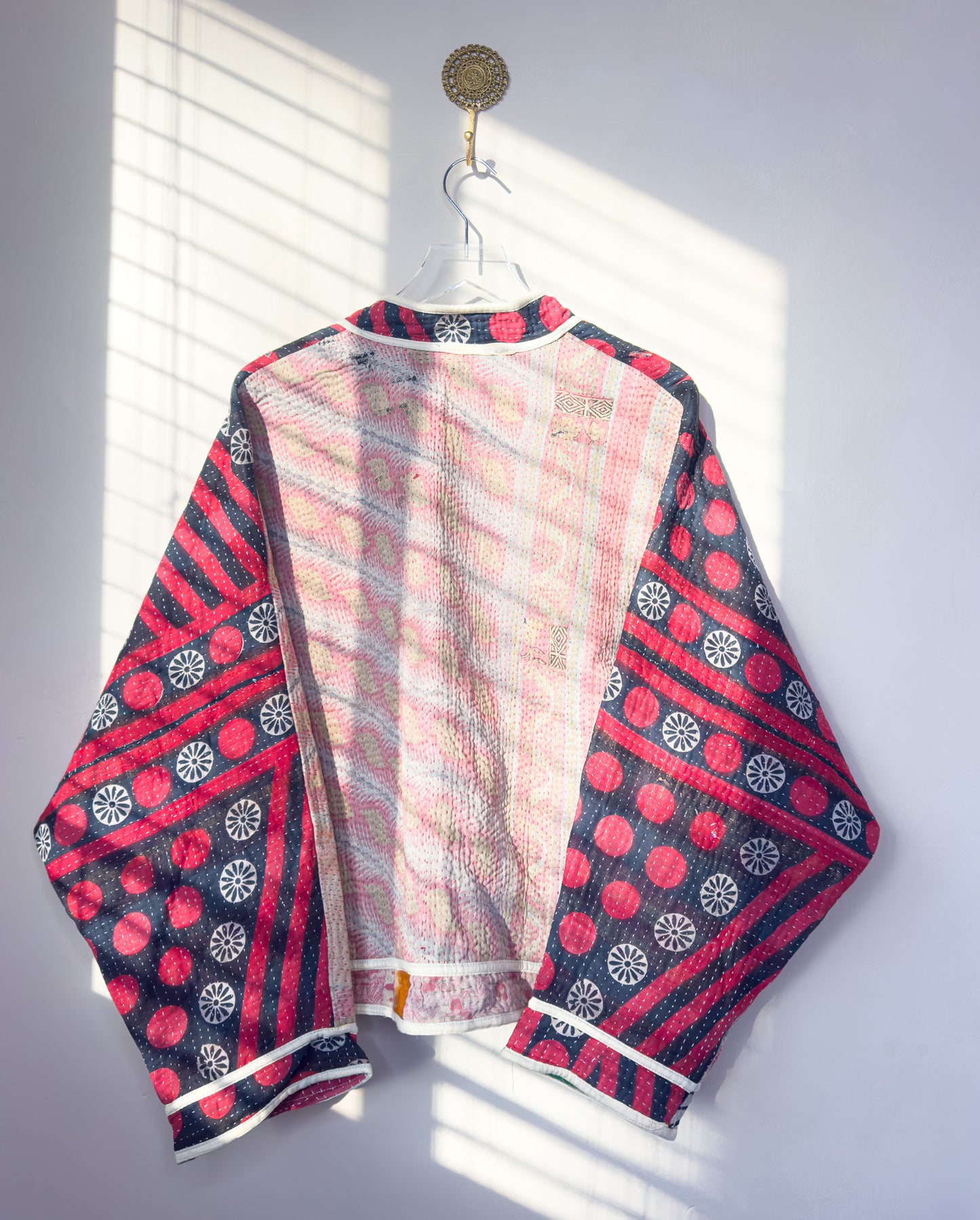 Good Karma | Raglan Sleeve Cropped Kantha Jacket | Reversible