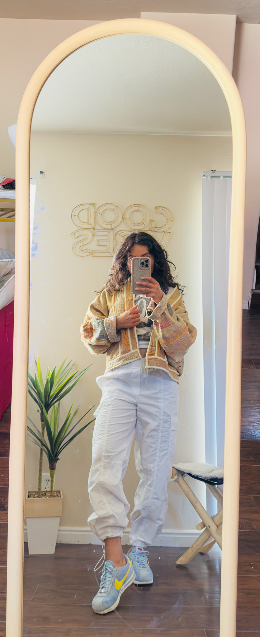 Good Karma | Raglan Sleeve Cropped Kantha Jacket | Reversible