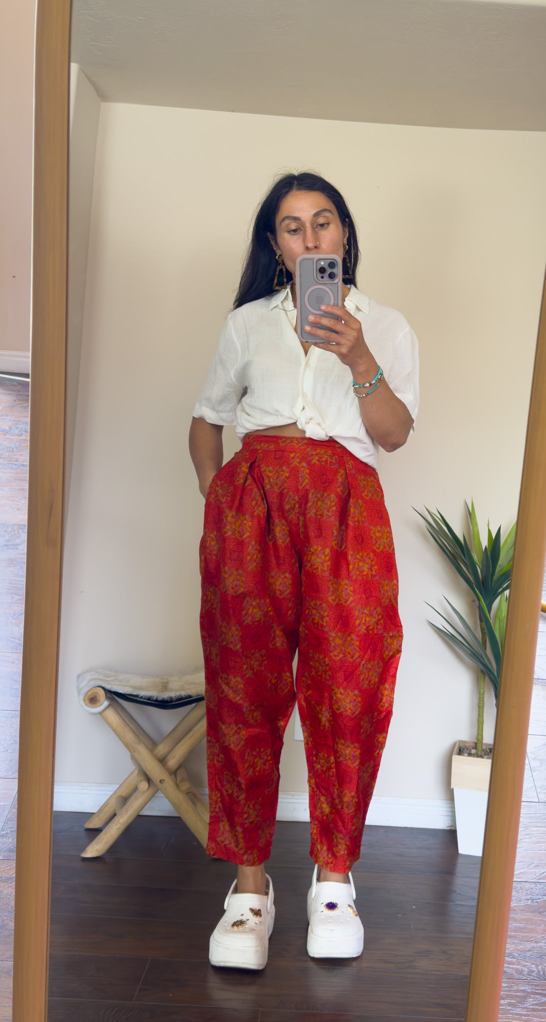 Take It Easy | Silk Harem Pants