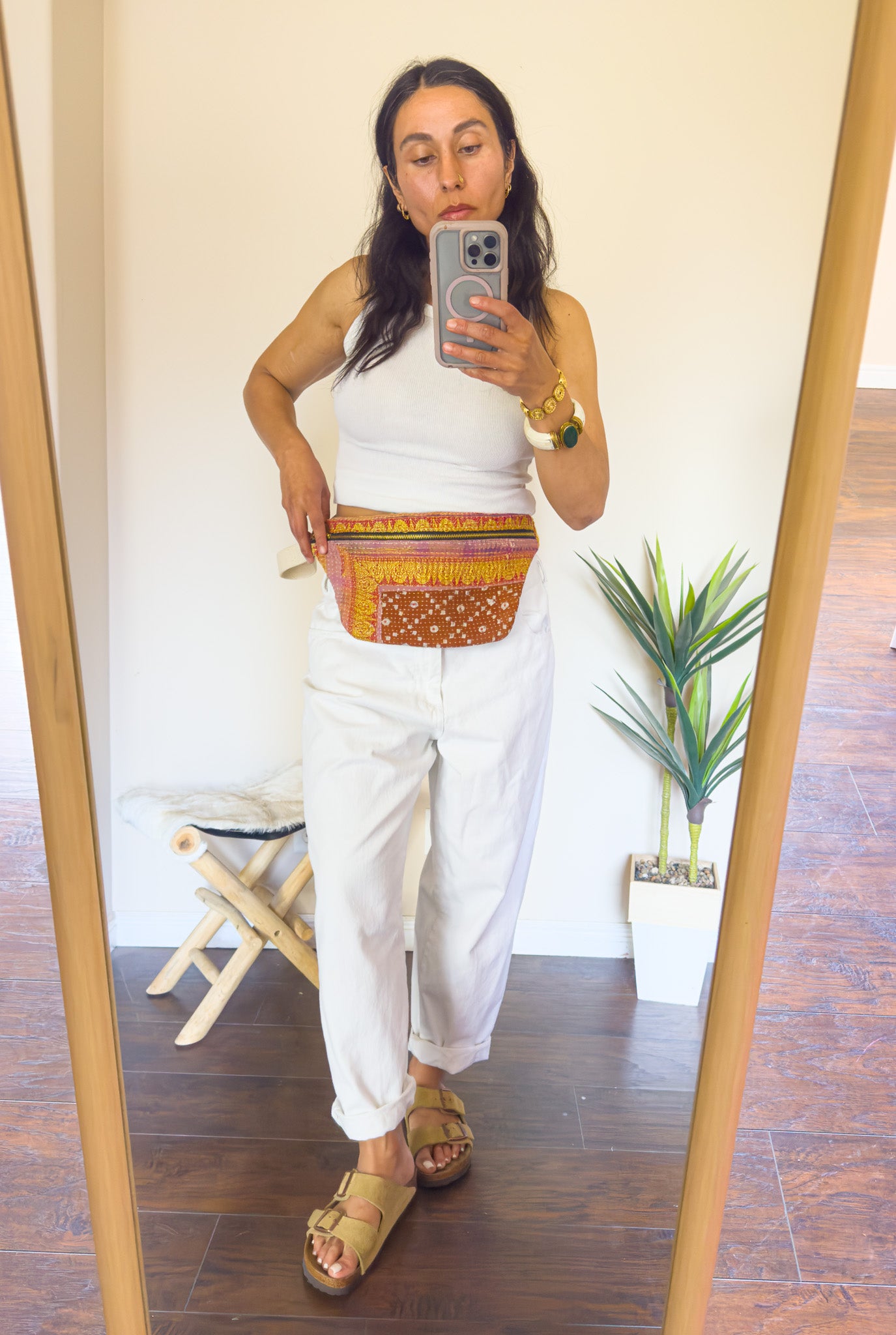 Kantha Crossbody Bag