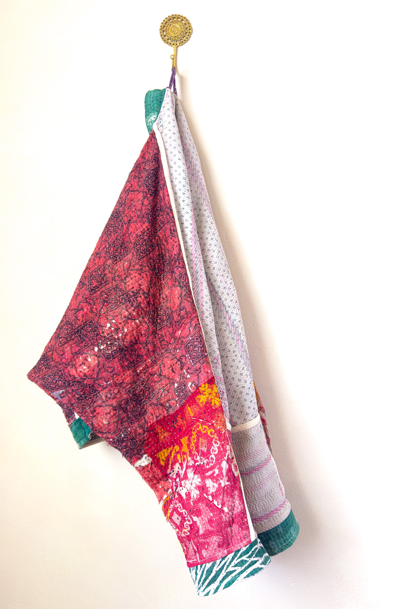 Good Karma | Raglan Sleeve Cropped Kantha Jacket | Reversible