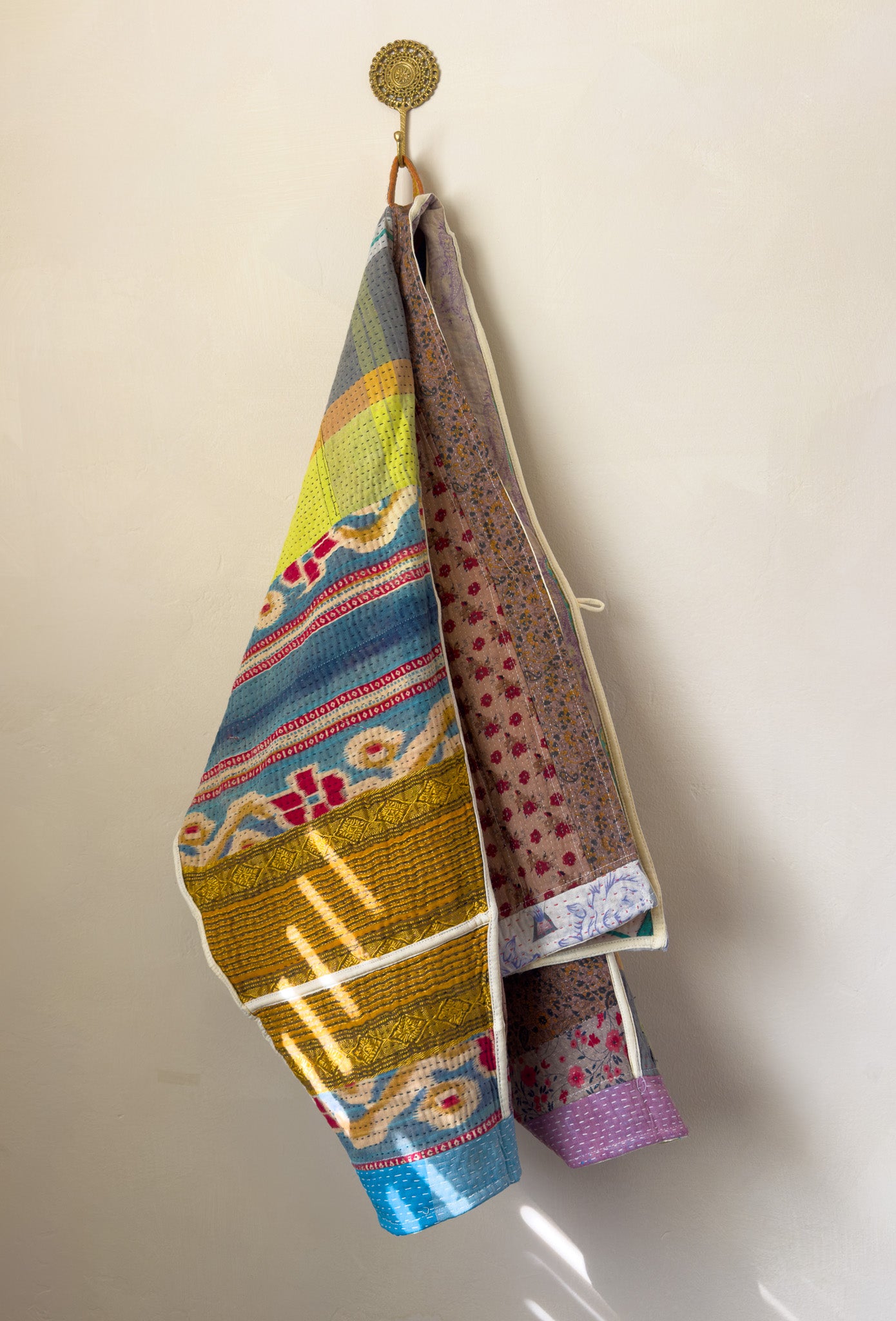 Good Karma | Raglan Sleeve Cropped Kantha Jacket | Reversible (Copy)