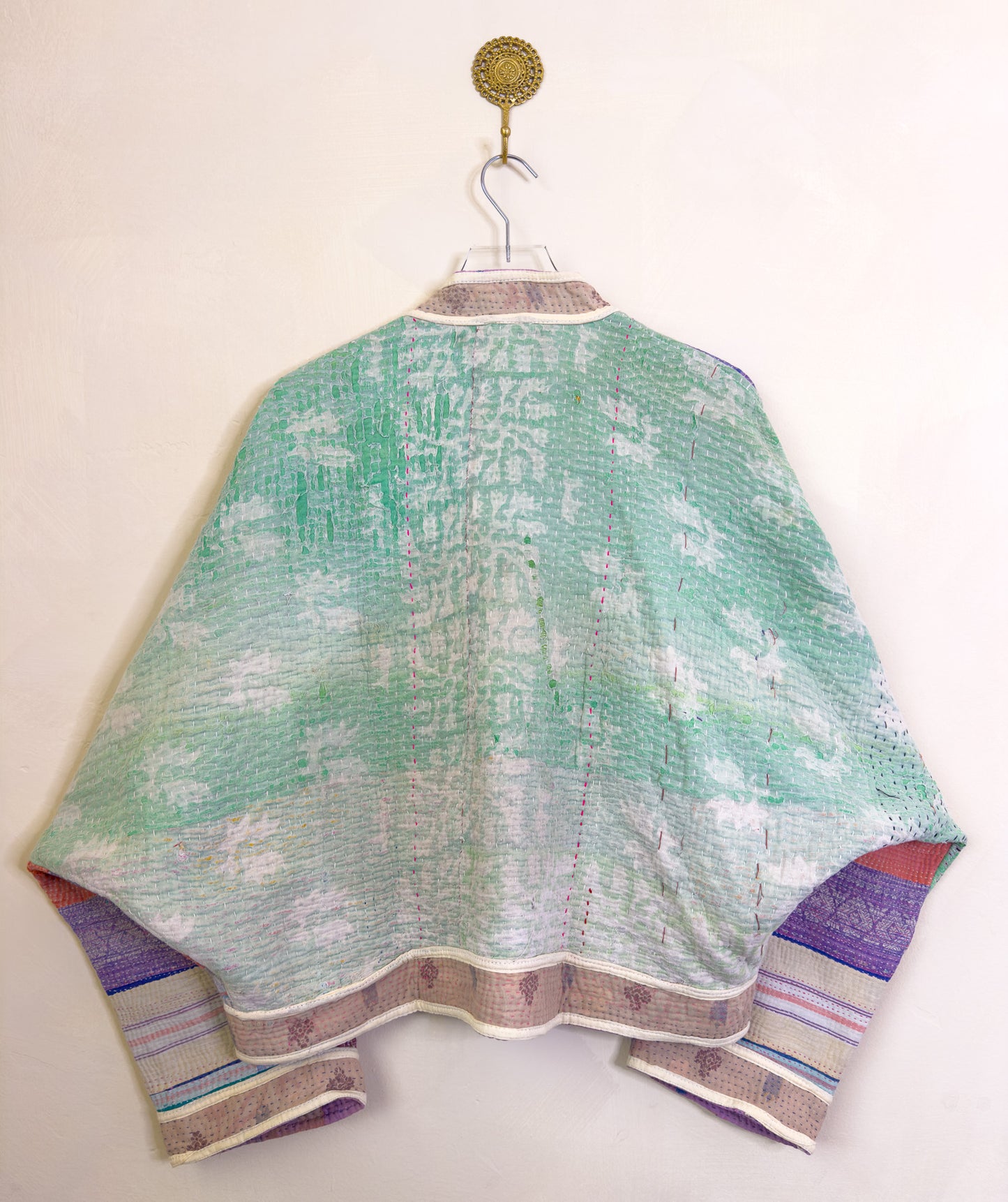 Good Karma | Raglan Sleeve Cropped Kantha Quilt Jacket