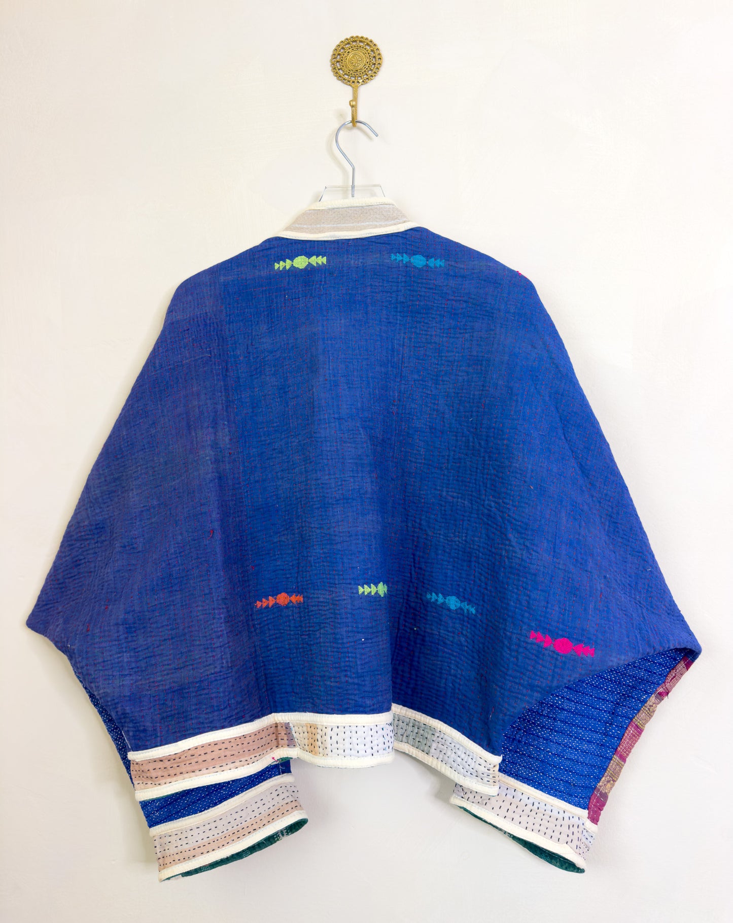 Good Karma | Raglan Sleeve Cropped Kantha Quilt Jacket