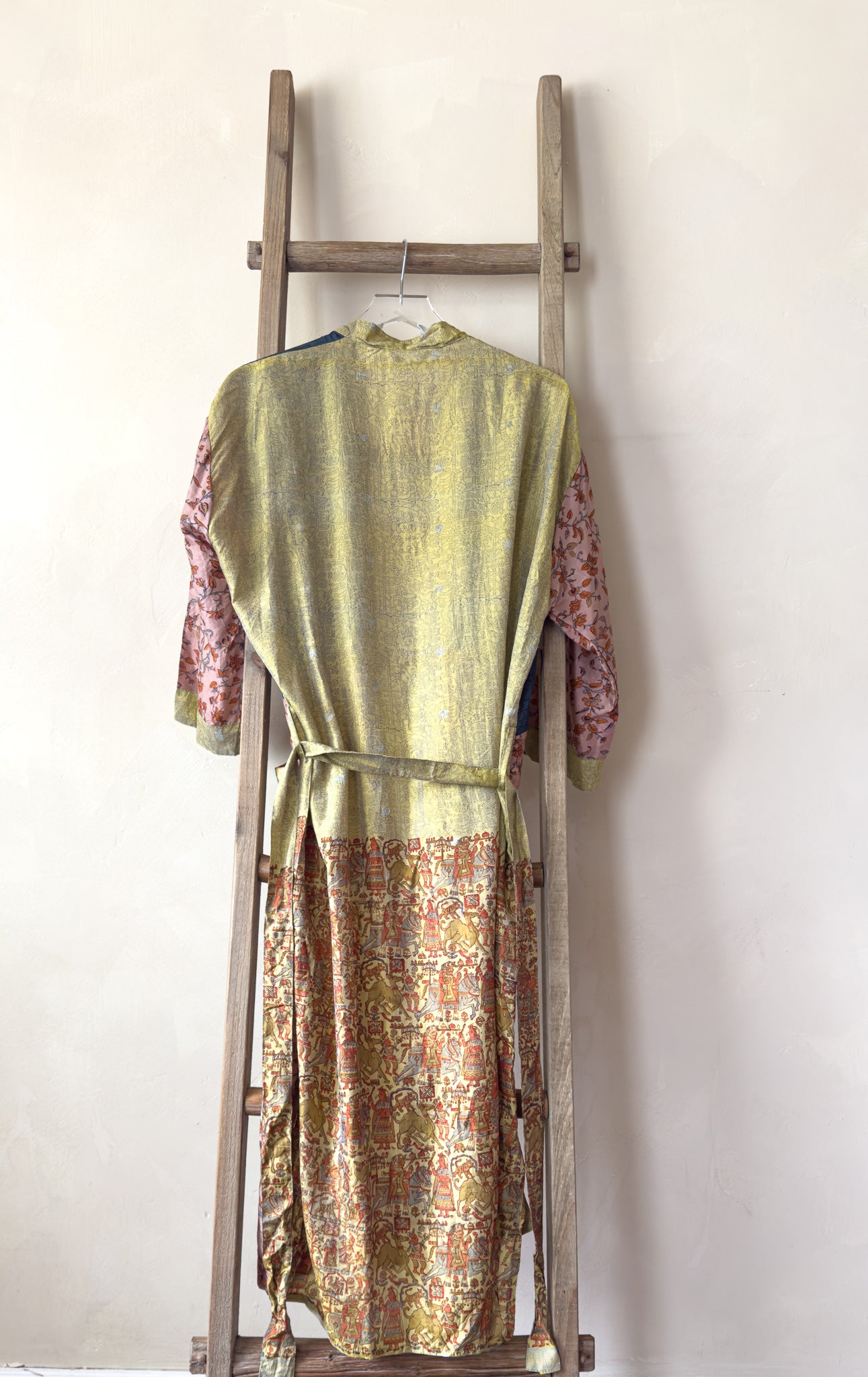 Natural Babe | Maxi Upcycled Silk Saree Kimono
