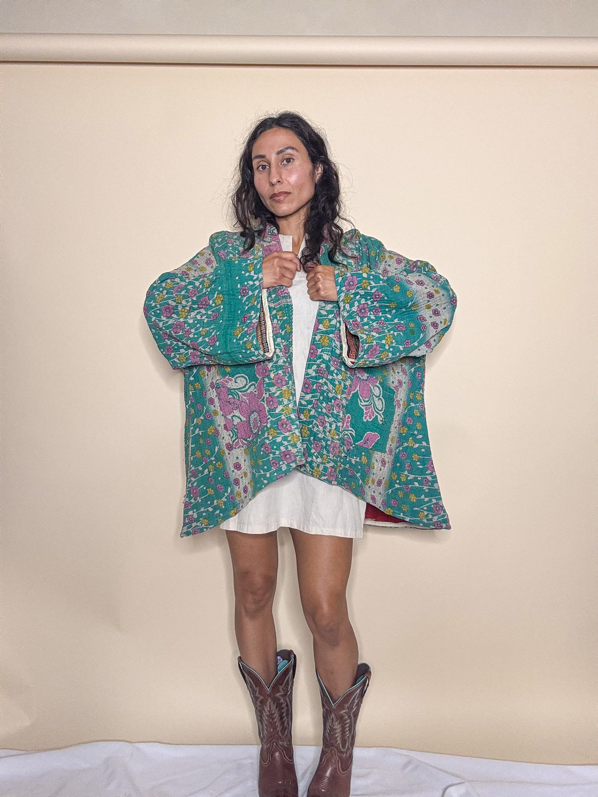 The Whimsy Kantha Kimono Jacket