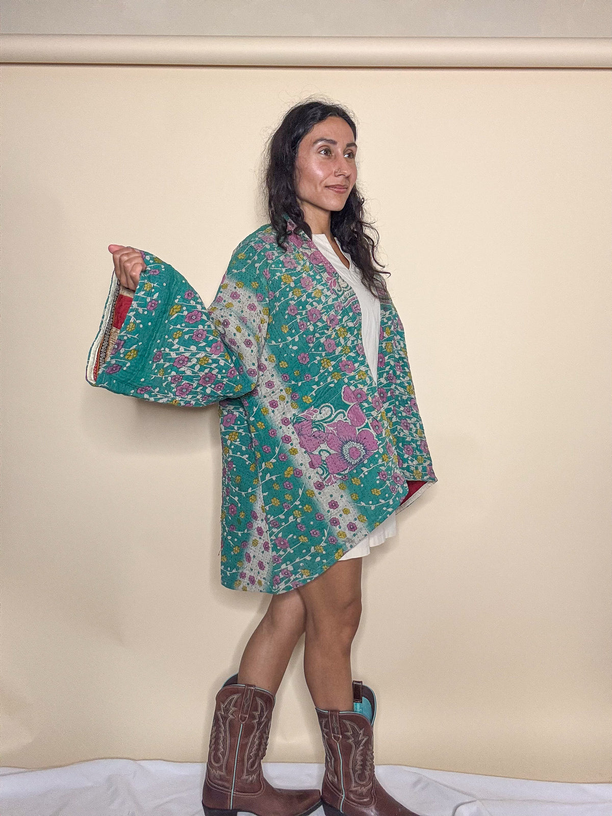 The Whimsy Kantha Kimono Jacket