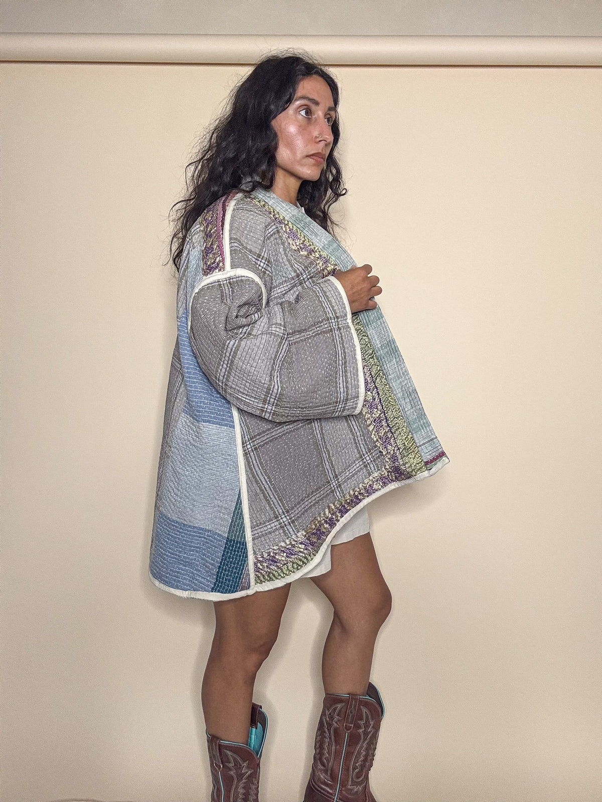 The Whimsy Kantha Kimono Jacket