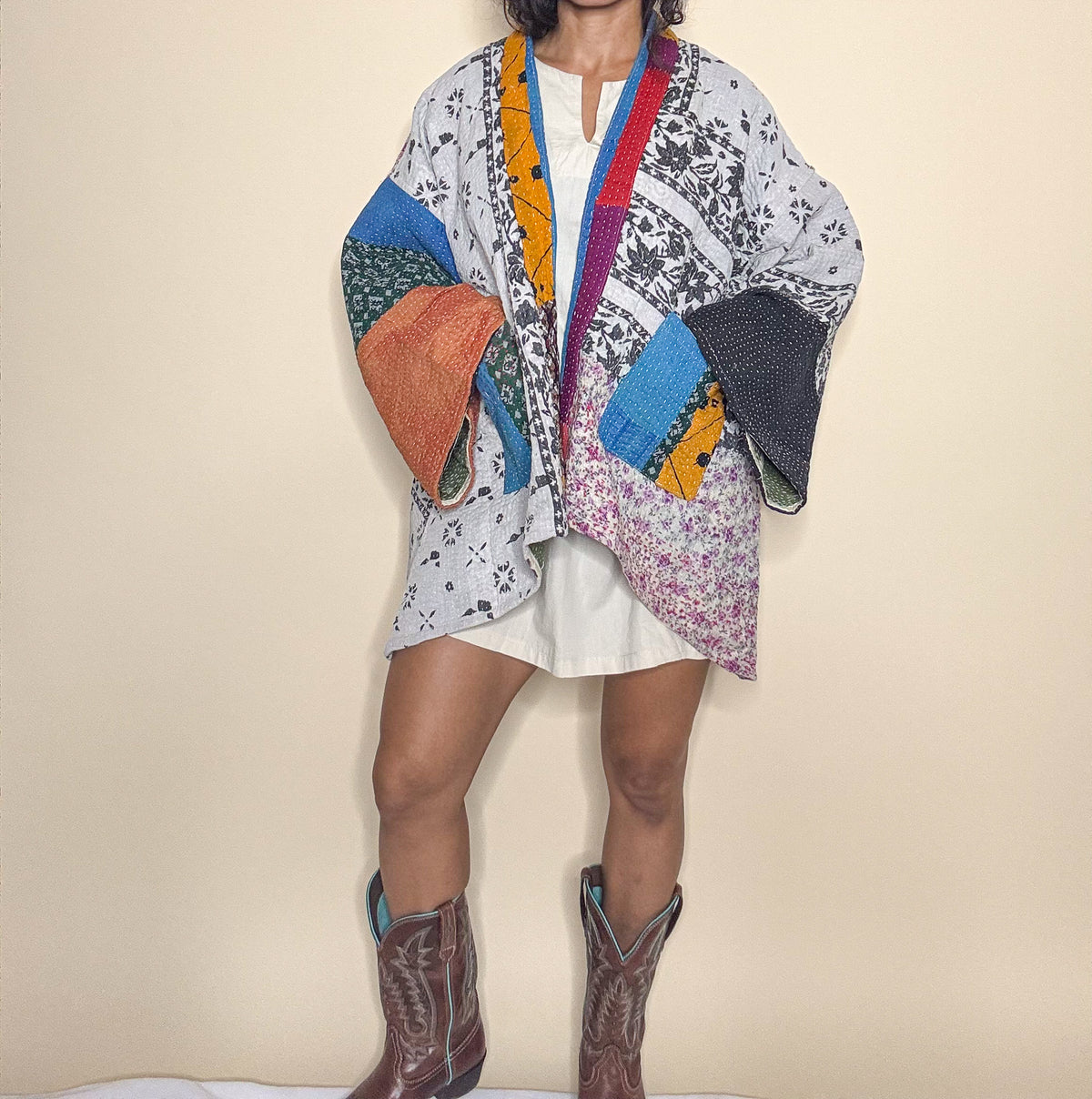 The Whimsy Kantha Kimono Jacket