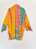 Leap Of Faith Kimono Style Kantha Jacket