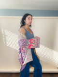 Free Spirit Kimono Style Kantha Jacket