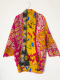 Birdsong Kimono Style Kantha Jacket