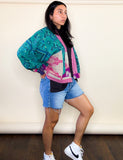 So Alive Raglan Sleeve Reversible Kantha Jacket