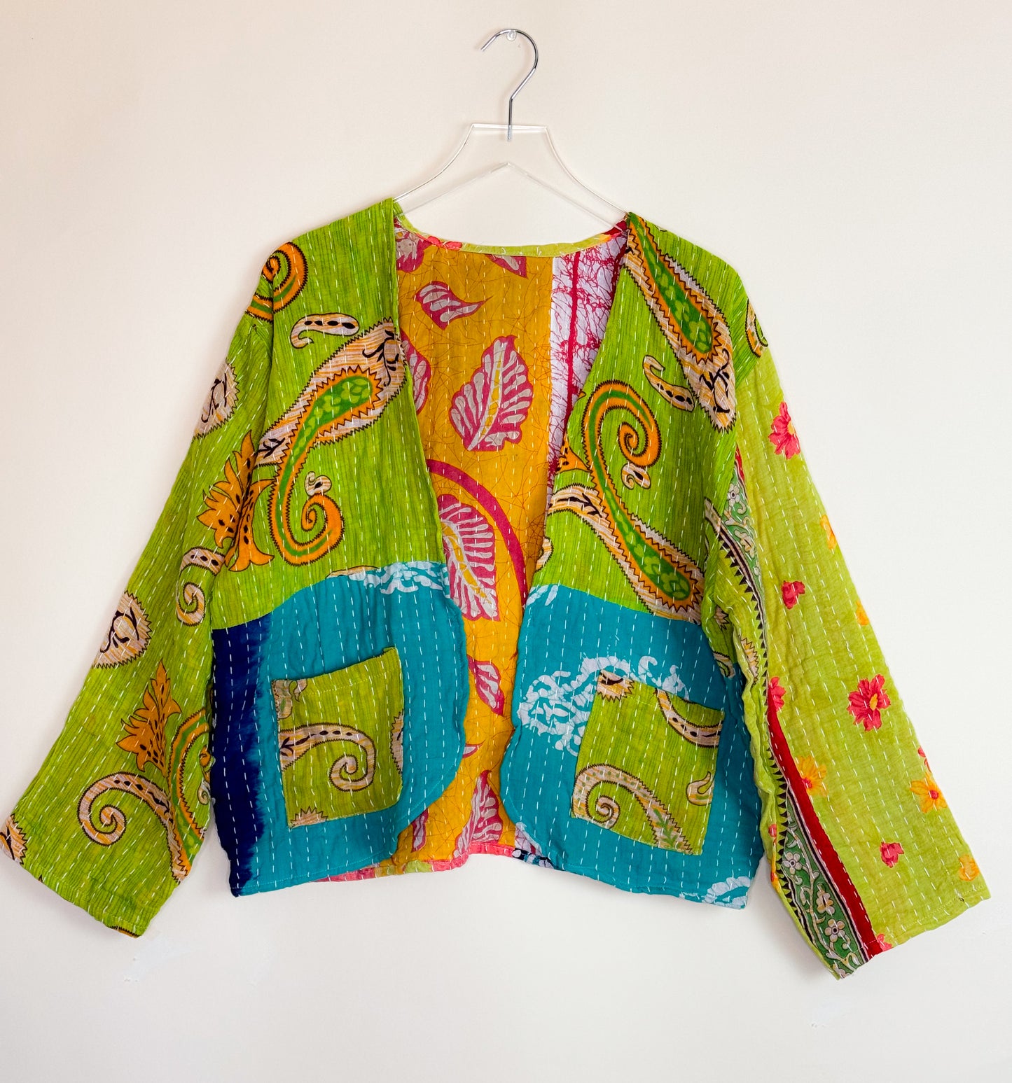 Twist Not So Basic Light Weight Kantha Jacket